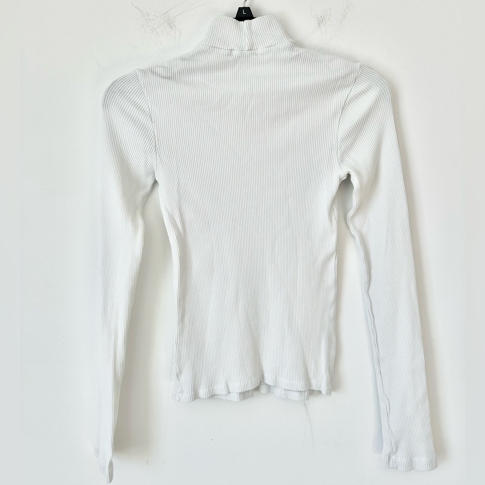 Agolde Amber Ribbed Turtleneck Top - Picture 4 of 6